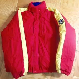 Vtg Polo ralph Lauren Korean version uni crest patch jacket Large